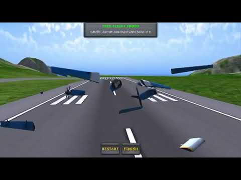 Turboprop flight sim : noob vs pro landing