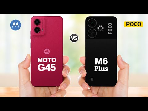 Moto G45 5g vs Poco M6 Plus || Full Comparison