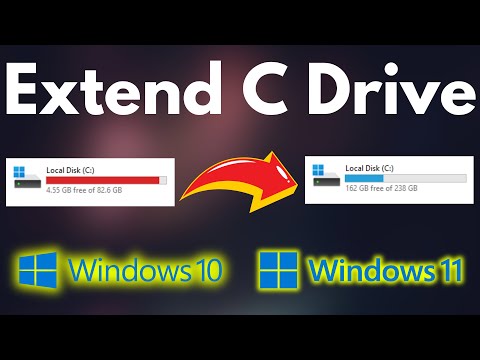 How to Extend C Drive | Extend C Drive in Windows 11 With Software (2024)