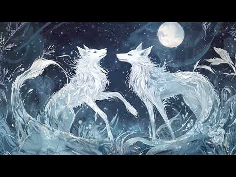 Lunar Dance of the White Wolves 🌙 Mystical Celtic Music for Relaxation and Fantasy