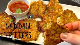 Cabbage Fritters Recipe | Delicious Cabbage Snack