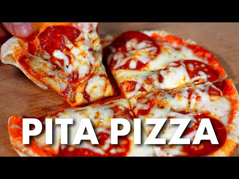 Making Pizza With Pita Bread !