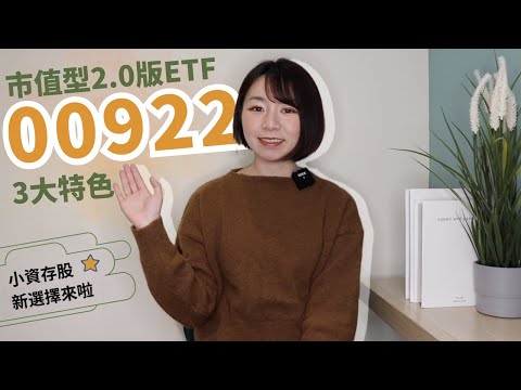 市值型2.0版ETF！台灣領袖級企業一次買「指數9年累積績效勝大盤」　00922有3大特色｜懶錢包LazyWallet