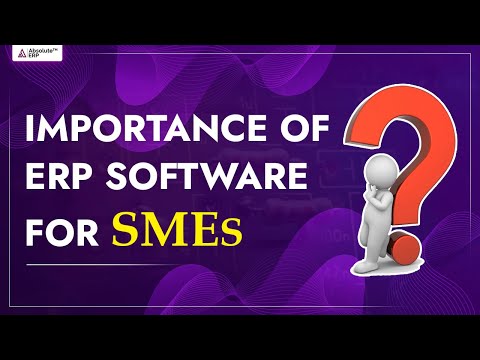 Importance of ERP Software in Business | Role of ERP Software in Small & Mid Size Business #erp