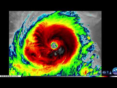 IR Satellite Imagery of Typhoon Yutu, the 2nd Strongest Storm to Strike a U.S. State or Territory