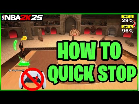 How To Quick Stop In NBA2K25 Using This Setting 😱