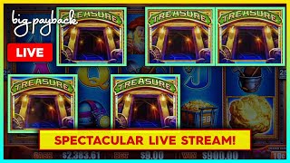 🔴 BEYOND JACKPOT Huff N' More Puff Power 4 and Eureka Treasure Train Slots!