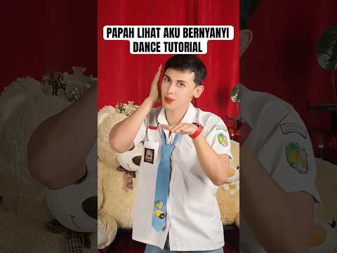 DJ PAPAH LIHAT AKU BERNYANYI DANCE TUTORIAL | TREND DC BARU PALING ASIK PAKE JJ KECE JEDAG JEDUG