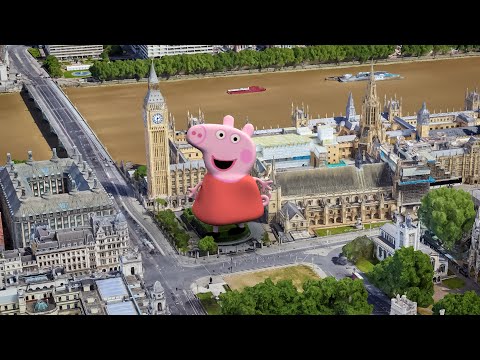 Giant Peppa Pig In Real Life-  NOT FOR KIDS!!! 🐷🐽