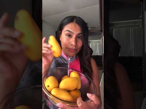 How to make mangonadas 🥭  #foodie #facil #delicioso #mangoicecream #subscribe