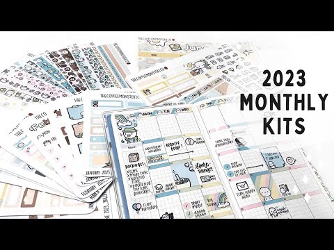 2023 Monthly Planner Kit Reveal | Hobonichi Weeks, Hobonichi Cousin, Regular, + Add-Ons