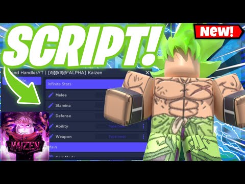 [🔥🧪ALPHA] Roblox Kaizen Script GUI Hack PASTEBIN 2022 AUTO FARM + INF STATS + V3RMILLION SCRIPT