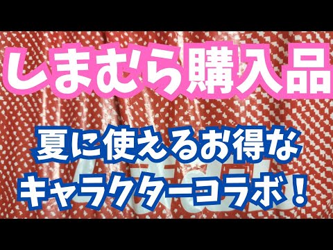 【しまむら購入品】夏に使えるお得なキャラクターコラボ！