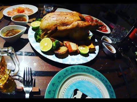 #53 Roast Chicken with Vegetables【 ローストチキン 】鶏の丸焼き