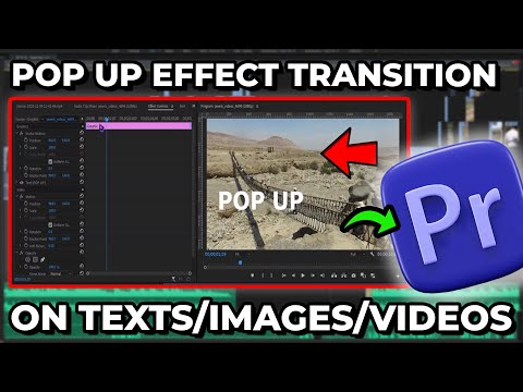 How To Do The Pop Up Effect Transition On Premiere Pro (EASY)