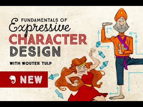 Trailer: Fundamentals of Expressive Character Design with Wouter Tulp