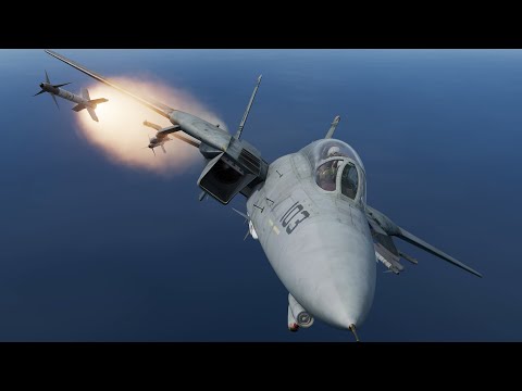 【Libya crisis again!!】F-14B Tomcat VS Mig-23 dogfight (4Kvideo/DCS:World)