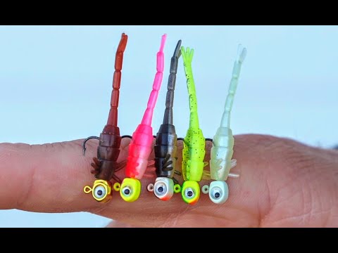 NEW Rigged Tungsten Flat-Fry (Panfish Jigs)