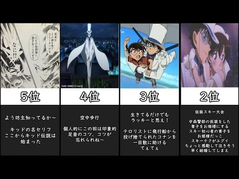 【名探偵コナン】怪盗キッドの個人的に好きなシーンランキングTOP10！