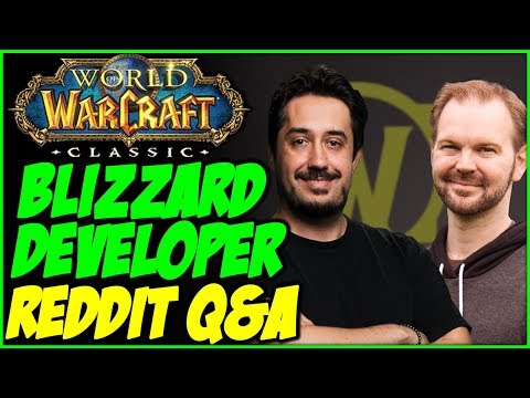 Classic WoW - Developer Q&A Discussion (August 20th AMA)