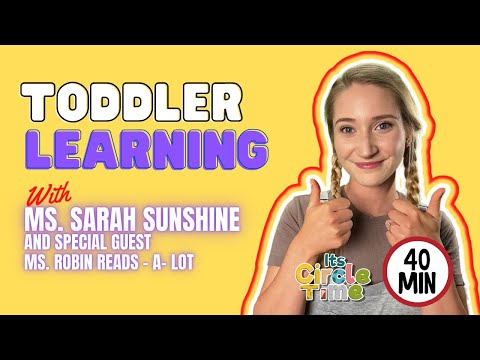 Learn With Miss Sarah Sunshine | Animals | First Words | The Alphabet | Toddler Videos