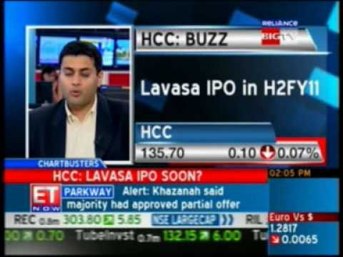 ET NOW news: Lavasa planning for IPO