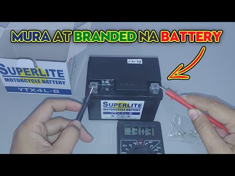 Superlite Motorcycle Battery by Motolite Review, Pinaka murang branded battery #shopee #motorcycle