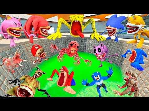 ⚡ TOXIC POOL SPARTAN KICKING TORTURE SONIC TAPES FAMILY SHIN KNUCKLES SHADOW AMY ZOOCHOSIS in Gmod !