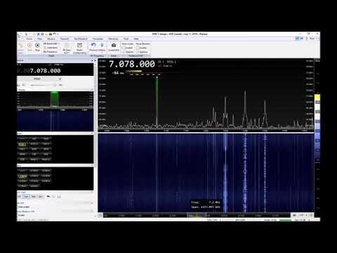 What is that? .... Strange Shortwave Signal  at 7073khz