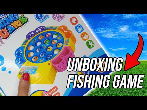 Unboxing ASMR Fishing Game | ASMR sounds | Kids fishing Activity | YouTube video@sabahatzaheerz06