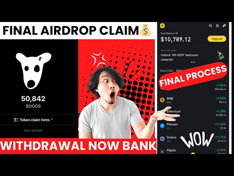 How to Withdraw Your Dogs Airdrop from Exchanges 🤑 | Step-by-Step Withdrawal Guide