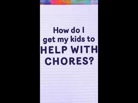 Get your kids to help with chores 🧹