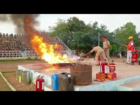 Fire Fighting Session by OFDRA • Police Sub Inspector Training • Odisha Fire Service