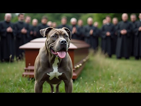 DOG BARKS AT THE COFFIN DURING FUNERAL WHEN A MAN ASKS WHY THE PRIEST GETS NERVOUS AND…