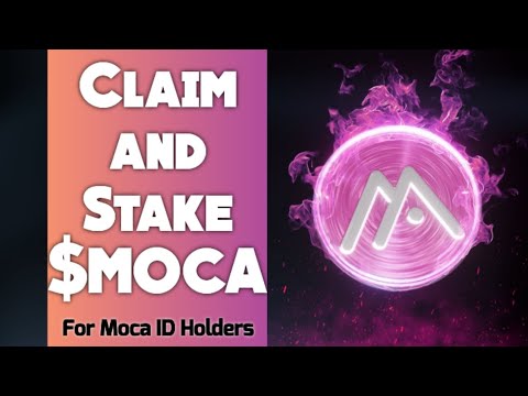 How to claim and stake $MOCA for Moca ID holders | Mocaverse airdrop | Staking Power