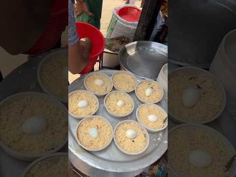 Street Style Masaladar Boiled Egg With Rice Only (60/-) | Street Food Bangladesh #shorts #streetfood