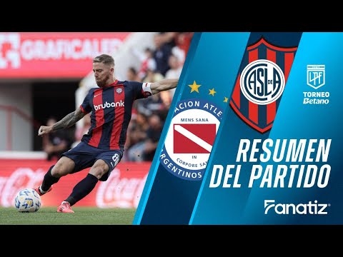 Argentinos Juniors 1-0 San Lorenzo - Resumen del Partido  | #TorneoBetano2024