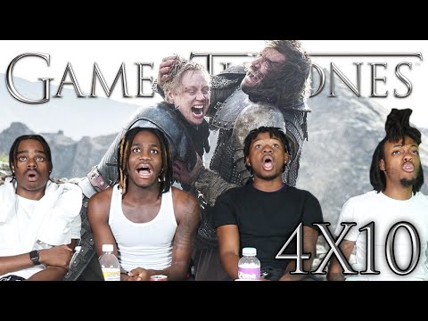 THE FIGHT OF THE CENTURY!! GAME OF THRONES REACTION!! 4x10