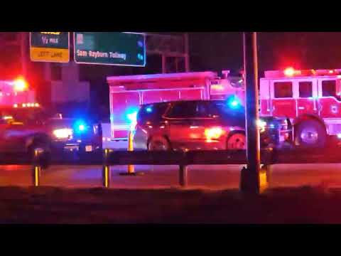 MAJOR CAR ACCIDENT I35 LEWISVILLE TEXAS