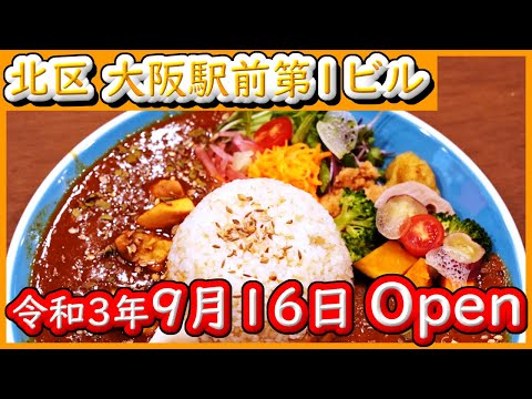 大阪 グルメ 【スパイスカレー Roche】大阪駅前第1ビル　旨味の魚介カレー　スパイシーなチキンカレー