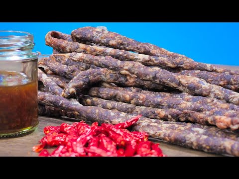 Chilli Chutney Droëwors FULL Recipe and Method! DIY South African Snack Heaven