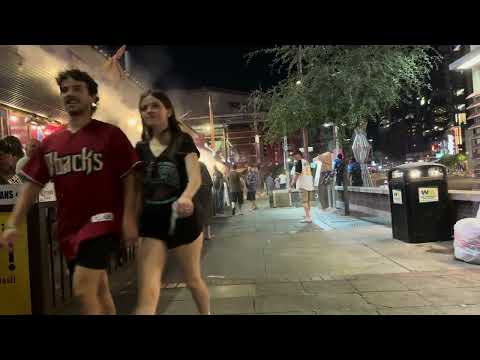 94° Weekend in Downtown Phoenix - Night eBike Ride - Phoenix Arizona