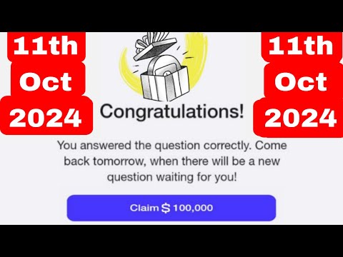 Today 11th October Time Farm Oracle Of Time Answer | Time Farm Daily Combo #timefarm #oracleoftime