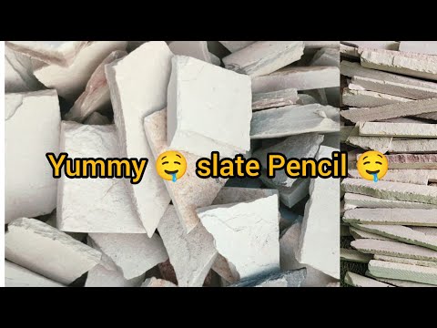 Slate Pencil Cleaning And eating new video || ASMR #chalkeating#crunchy# drycleaning#viralvideo