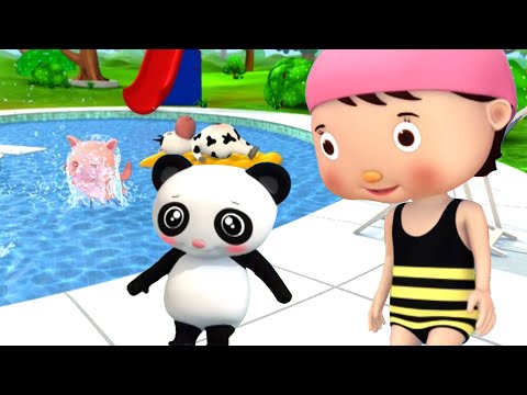 Mia and Friends Enjoy a Day at the Local Pool | Fun Baby Songs | Classic Baby Songs