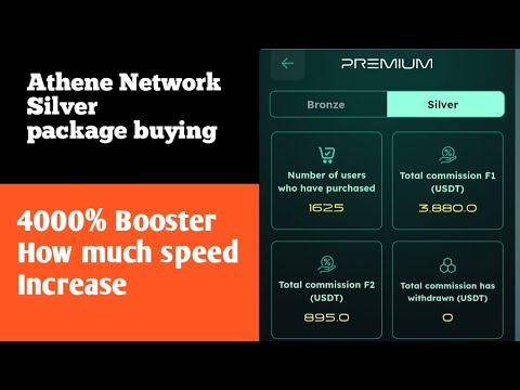 Athene Network Silver Package buy | Athene Network Silver Package 4000% Booster Speed increase