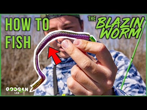 HOW TO FISH the BLAZIN WORM ( Norm BASS FISHING TIPS )