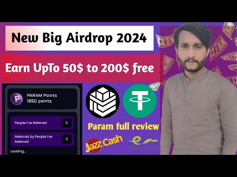 New best Airdrop profit 100$ to 300$ || Online Pasay kasay kamay || Param airdrop all deatils