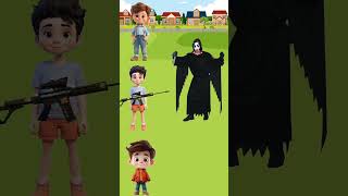 भूत सबको खा गया 🫢🫢 | bhoot wala cartoon short video #bhoot_wala_cartoon #short #animation