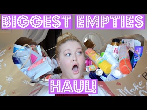 BIGGEST EMPTIES HAUL ON YOUTUBE!!!